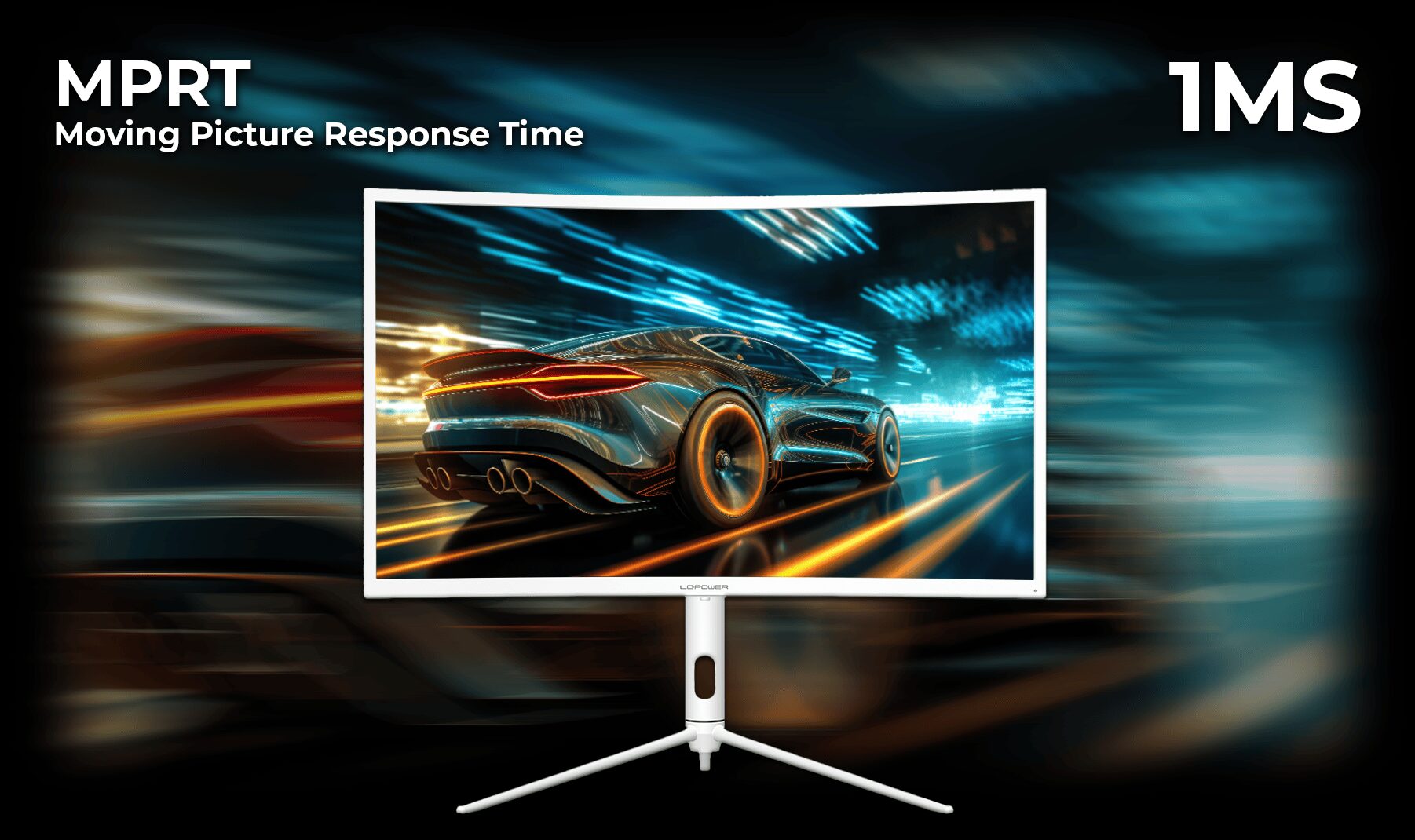 1 ms moving picture response time