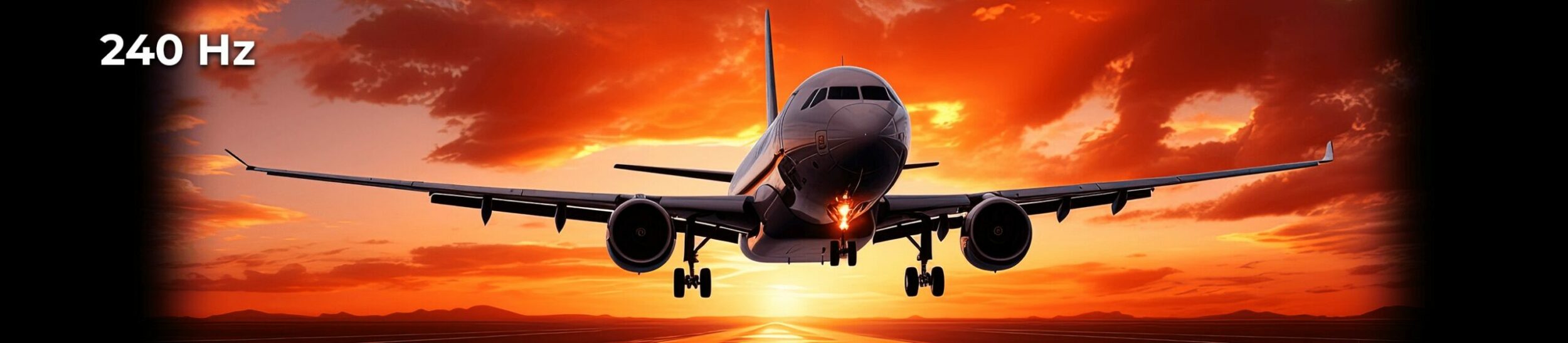 high end 240 Hertz refresh rate