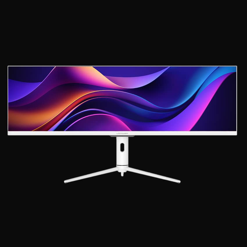 LC-M44-DFHD-120 Gaming Monitor mit grauem Hintergrund von vorne