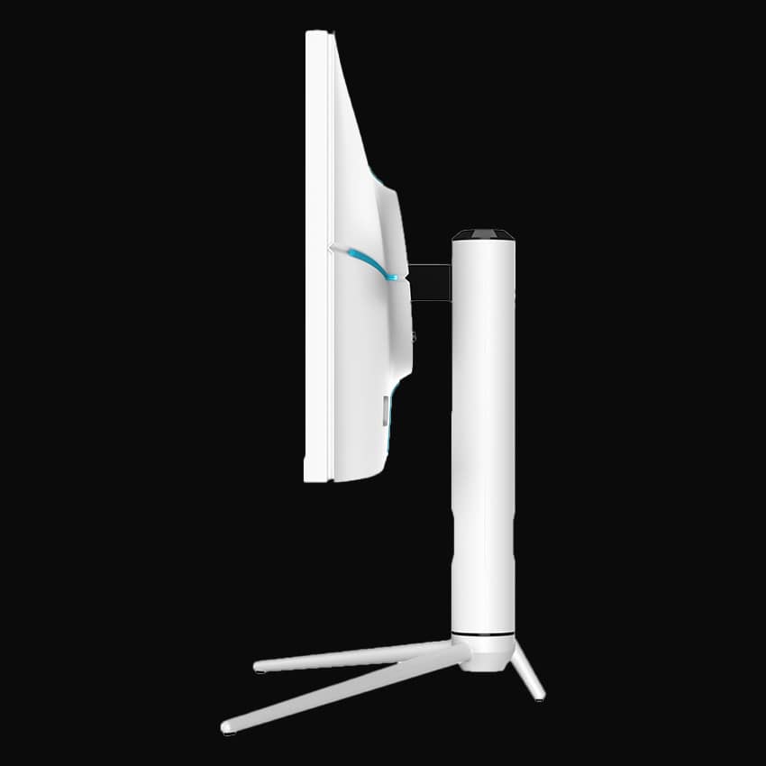 LC-M44-DFHD-120 Gaming Monitor mit grauem Hintergrund von rechts