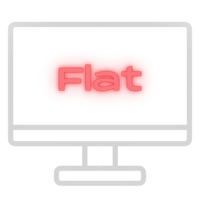 Icon flat Monitor