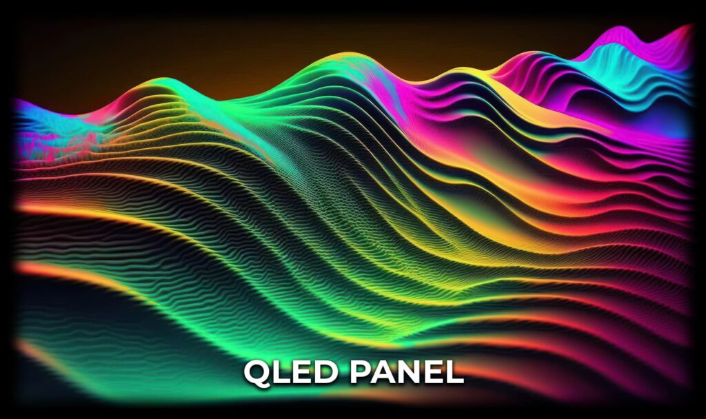 Farbtiefe und Farbvielfalt eines QLED Panels
