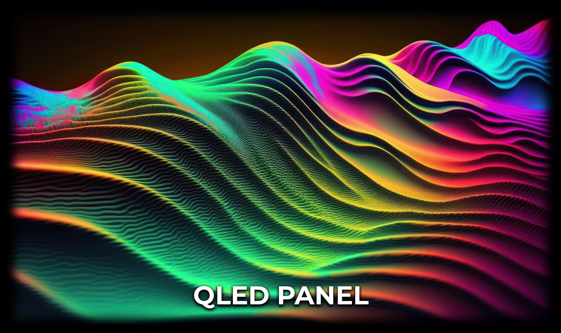 Farbtiefe und Farbvielfalt eines QLED Panels