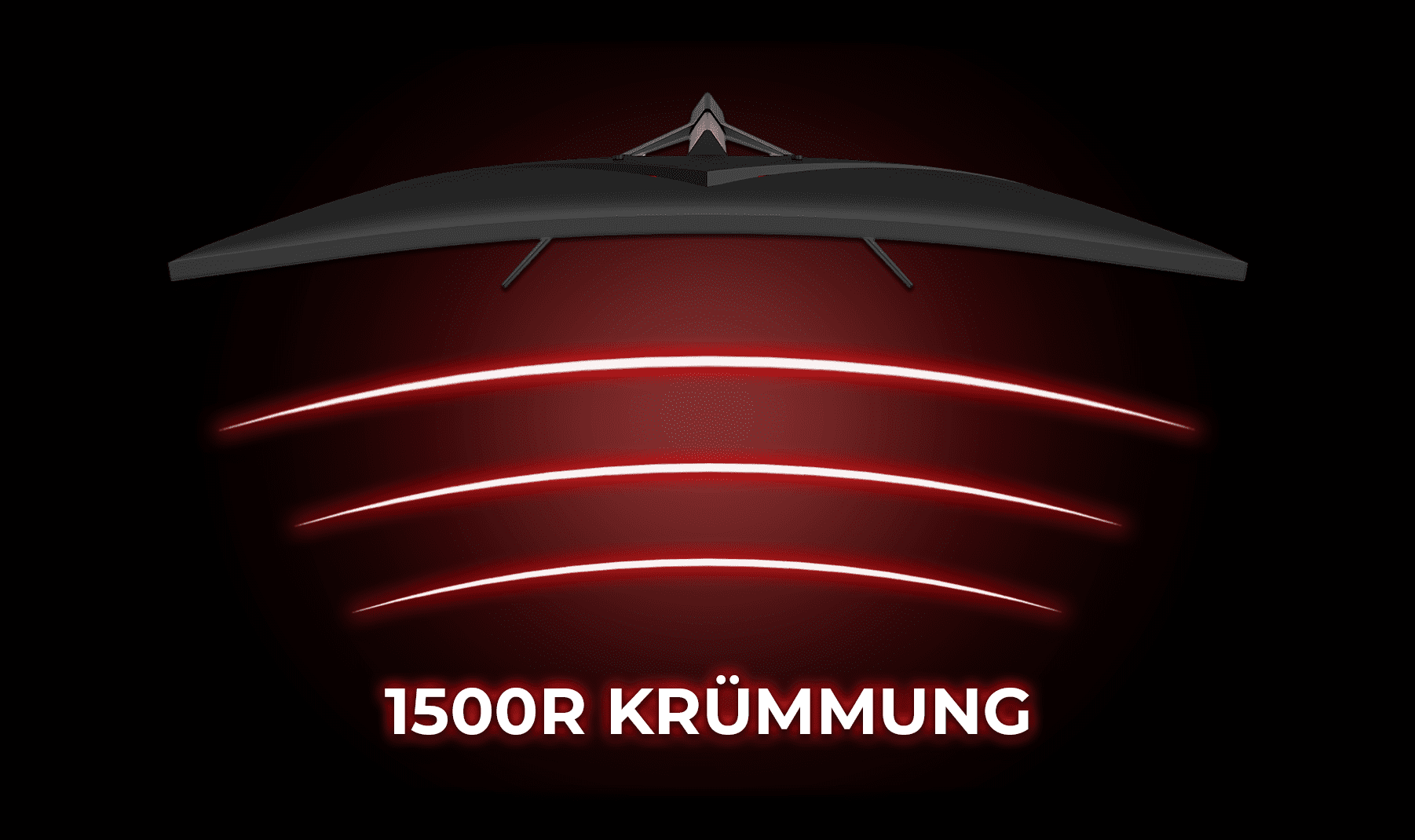 Der 1500R Krümmung