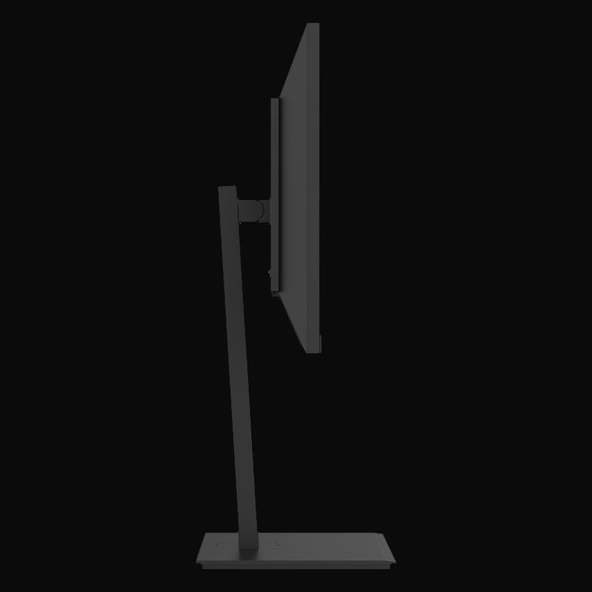 LC-M29-UW-UXGA-75 Monitor mit grauem Hintergrund von links