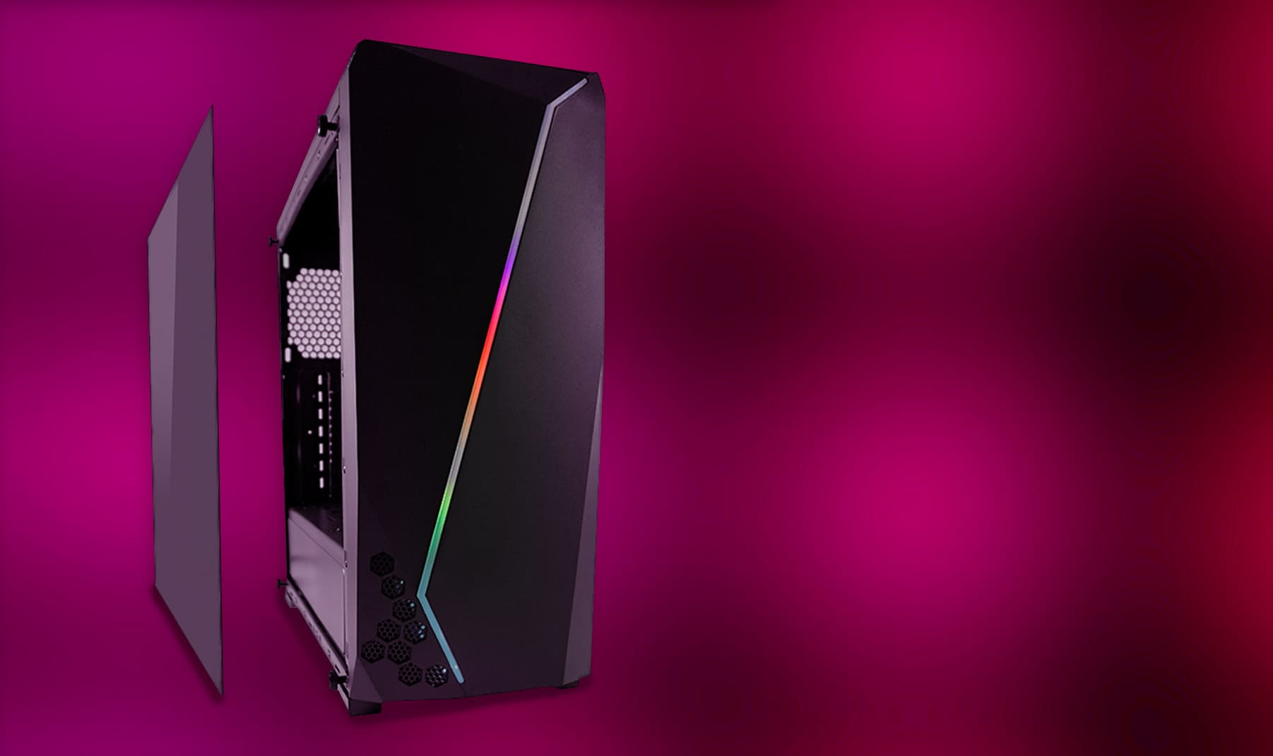 Gaming 700B feature bild Glaspanel 1