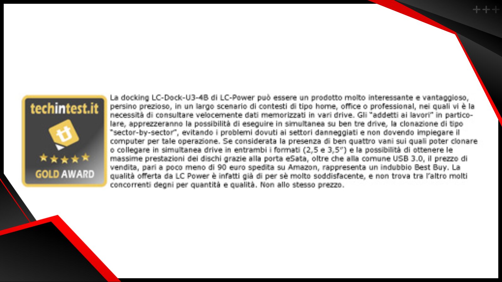 LC DOCK U3 4B review techintest.it