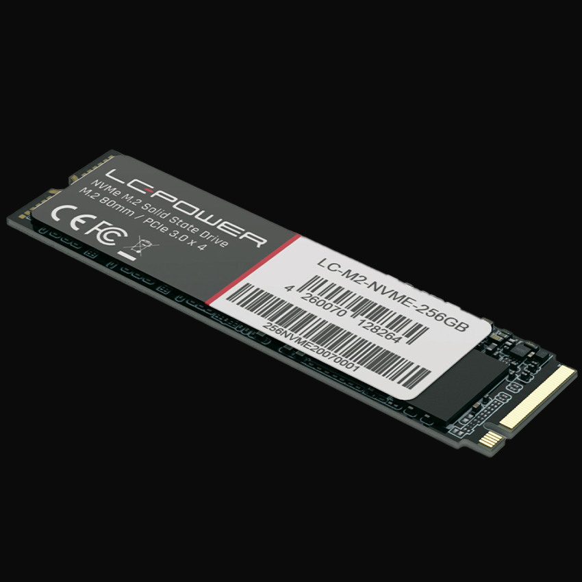 LC-M2-NVME-256GB seitliche Perspektive