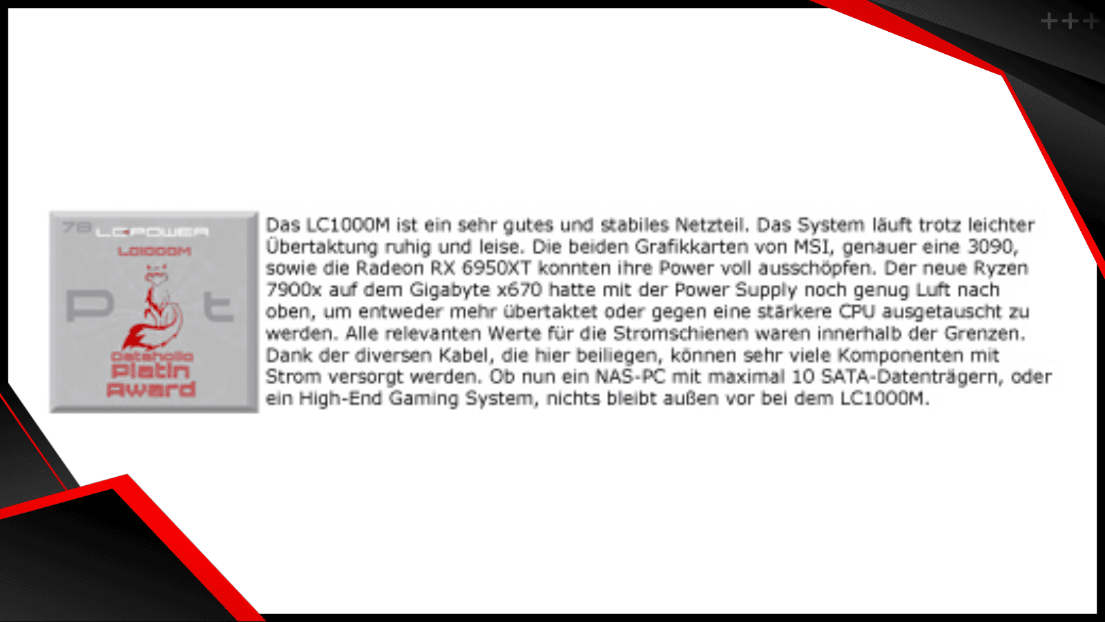 LC1000M V2.31 review dataholic