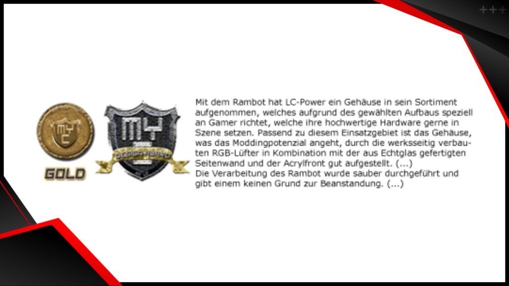 Review Gehaeuse 998B Rambot Mod your case.de