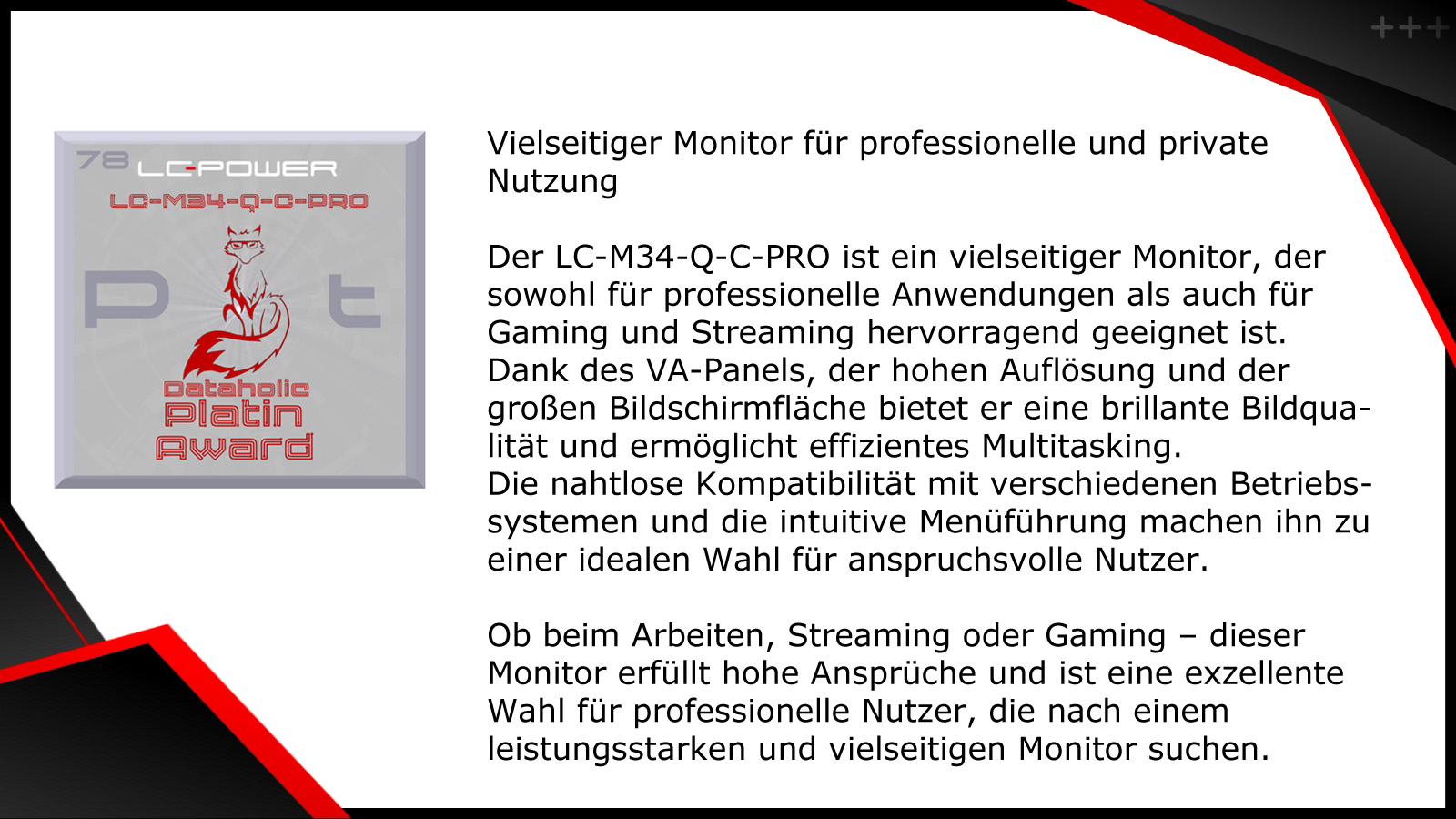 Dataholic LC M34 Q C PRO