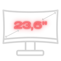 Icon 23,6 Zoll Bildschirmdiagonale für Monitor