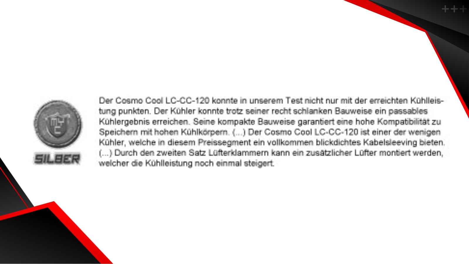 LC CC 120 review myc media