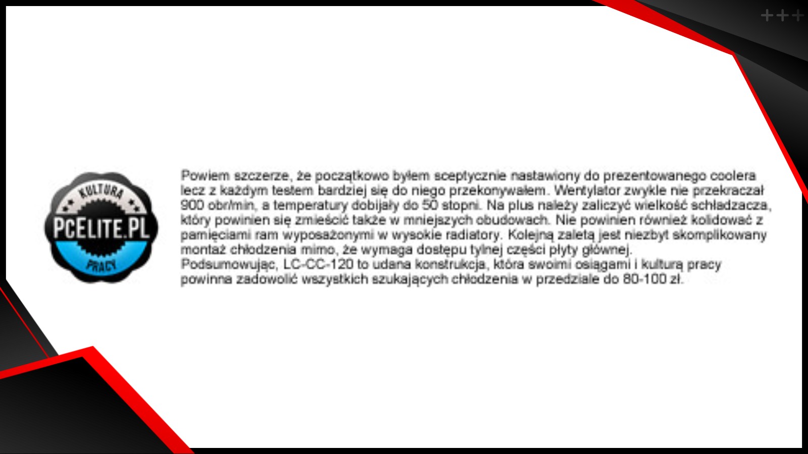 LC CC 120 review pcelite.pl