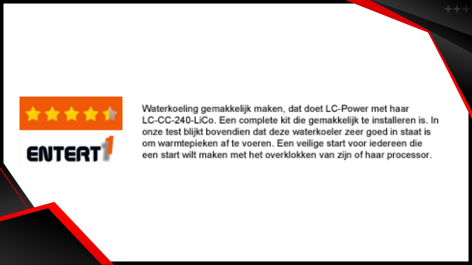 LC CC 240 LiCo review entert1.nl