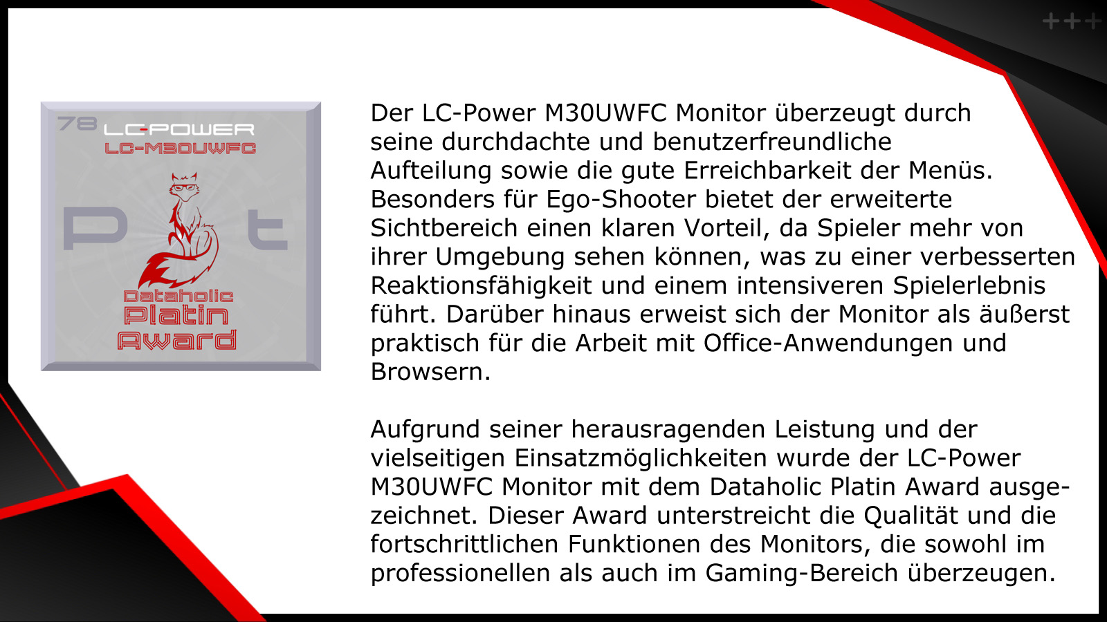 LC M30UWFC review Dataholic