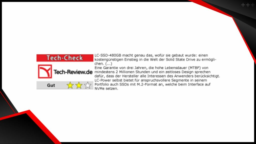 LC SSD 480GB Review 2