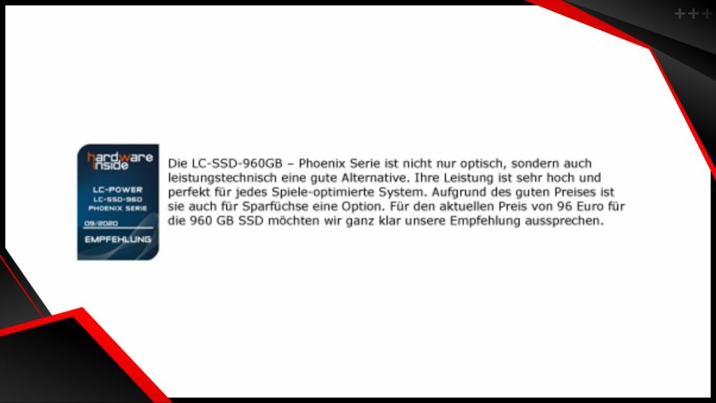 LC SSD 960GB Review 1