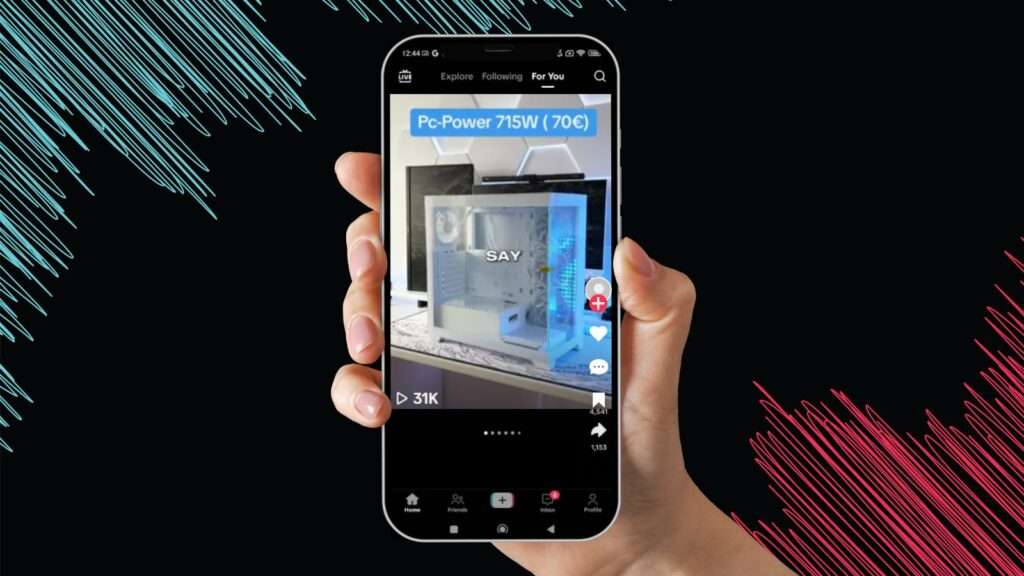 Review Gaming Gehaeuse 715 W Seamless Pale TikTok