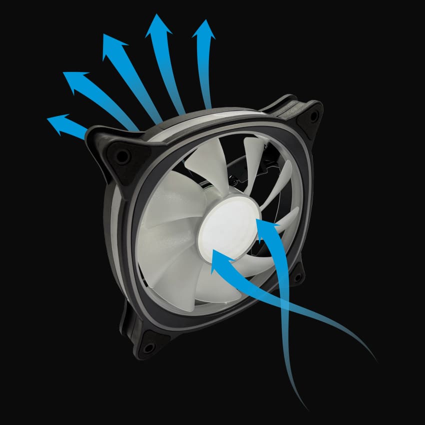 LC CF 120 ARGB KIT B Luftstrom regular 72 web s