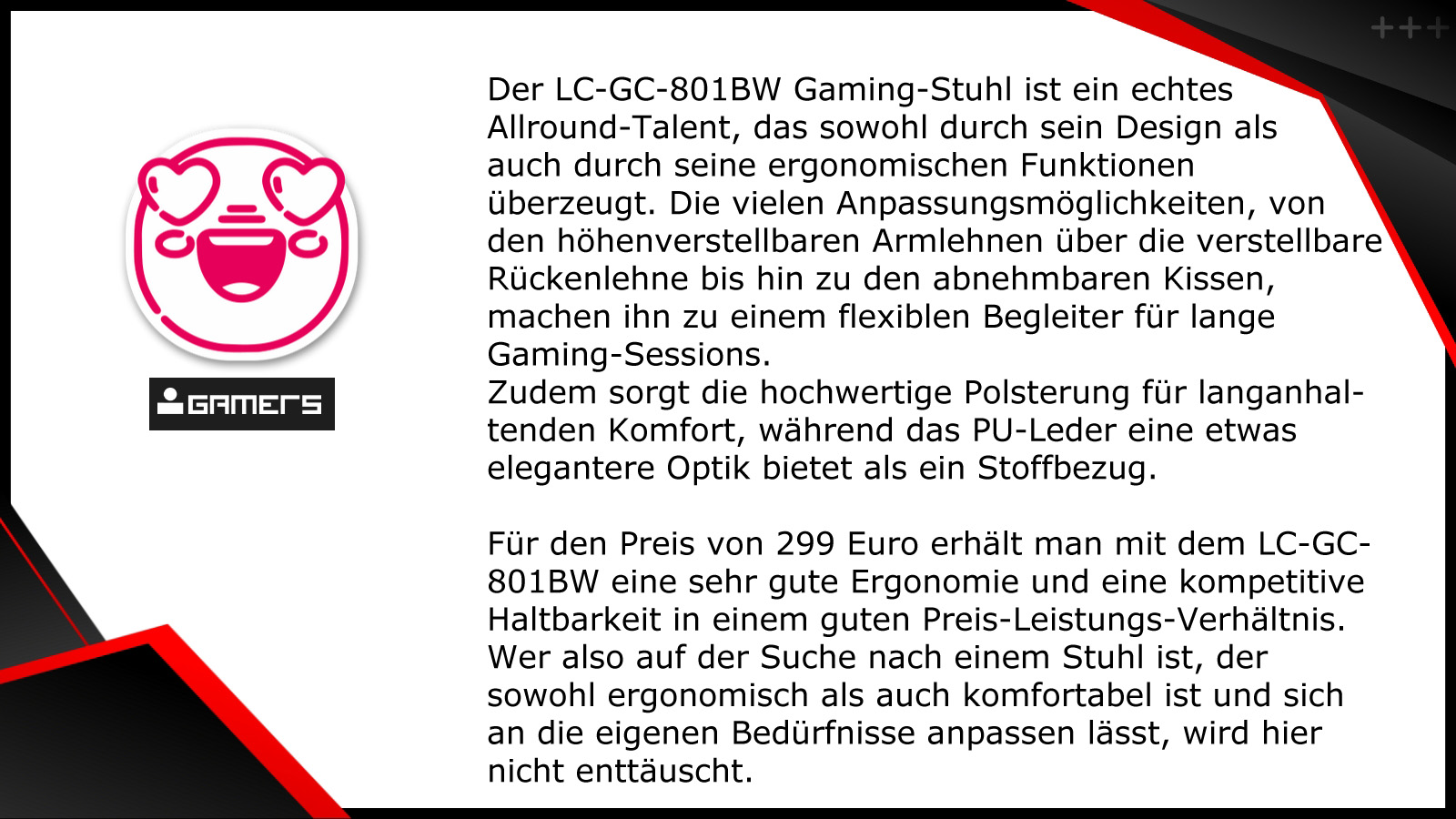 Gamers LC GC 801BW