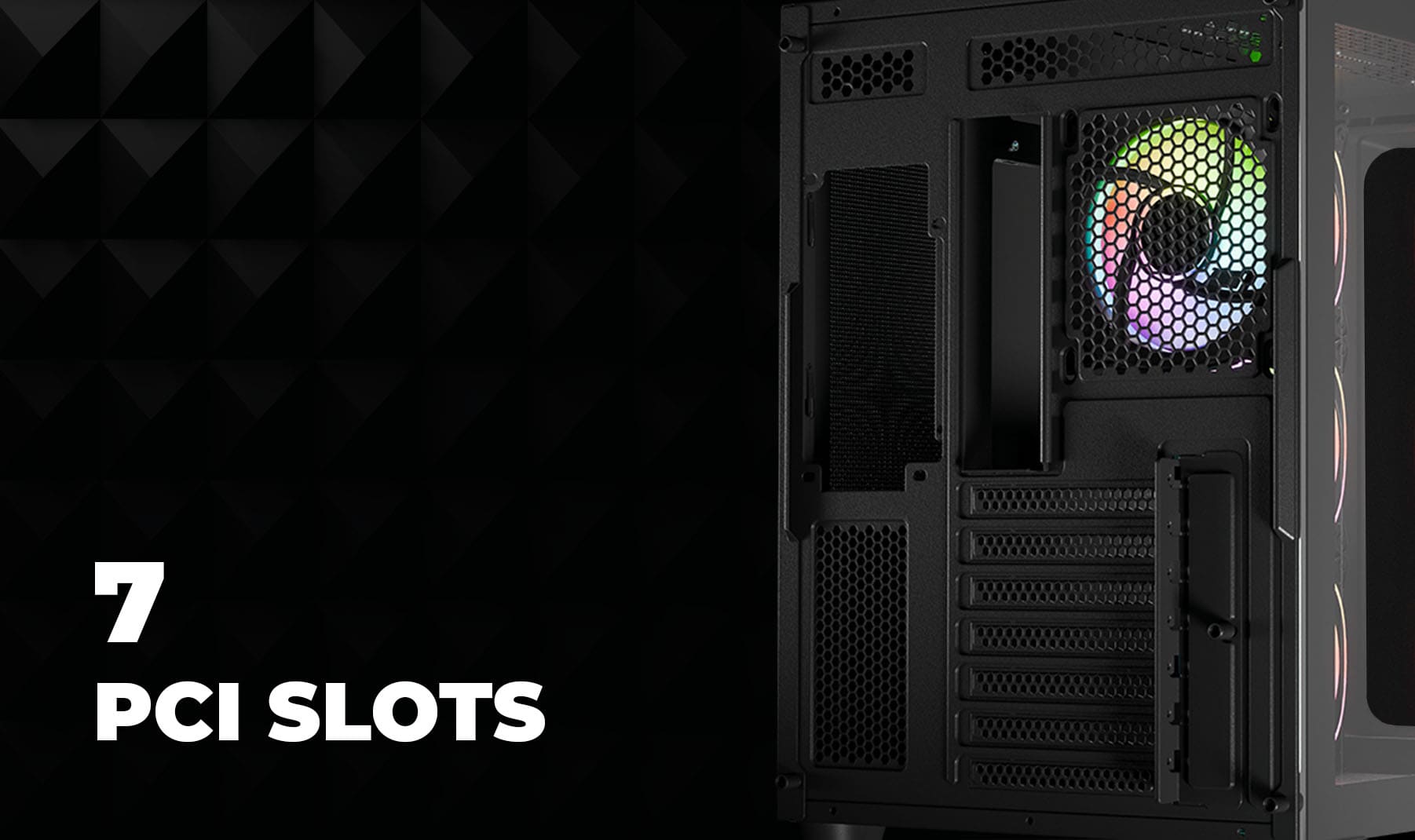 8001B Case Features Small PCI