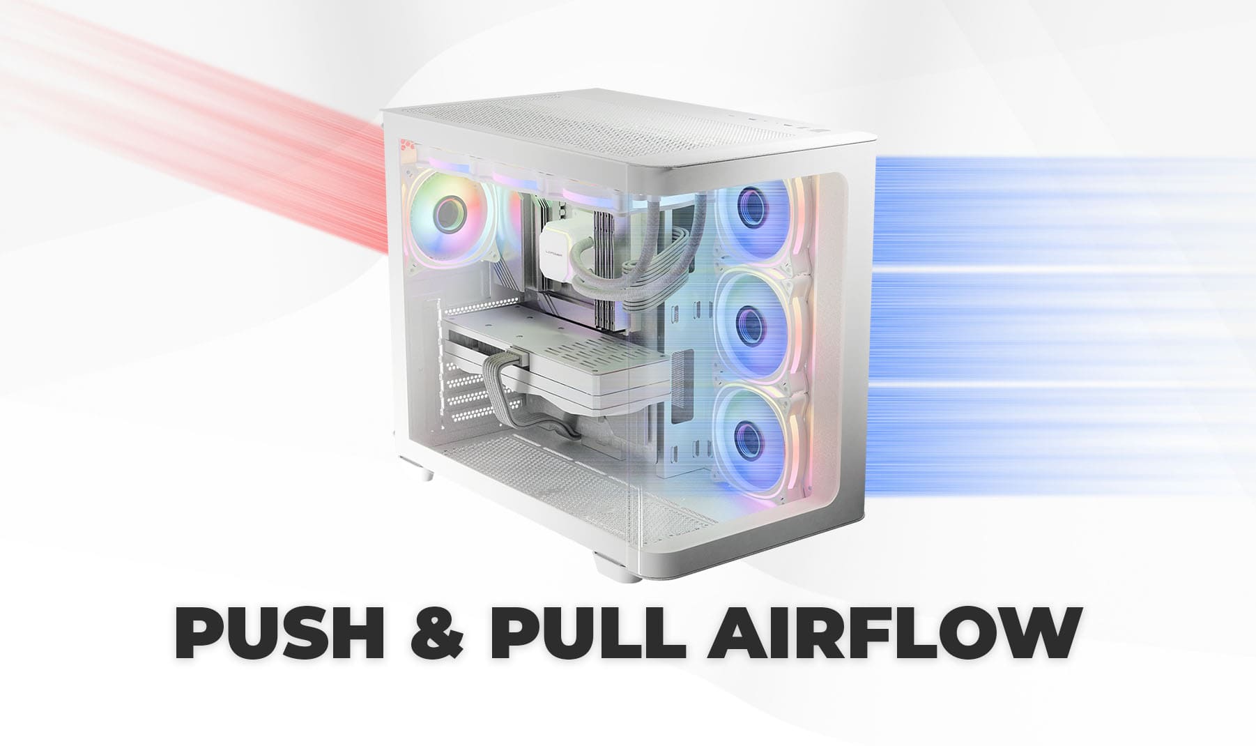 8001W Case Features Small Airflow