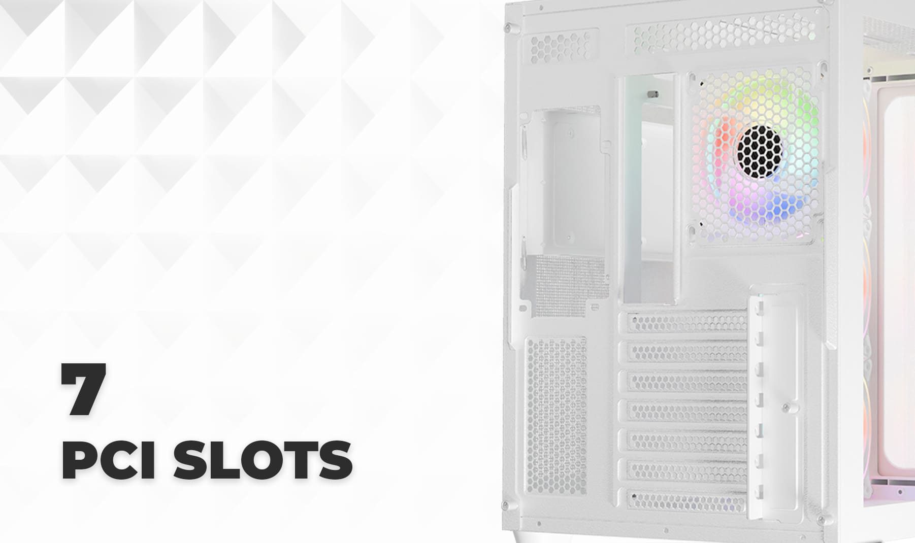 8001W Case Features Small PCI