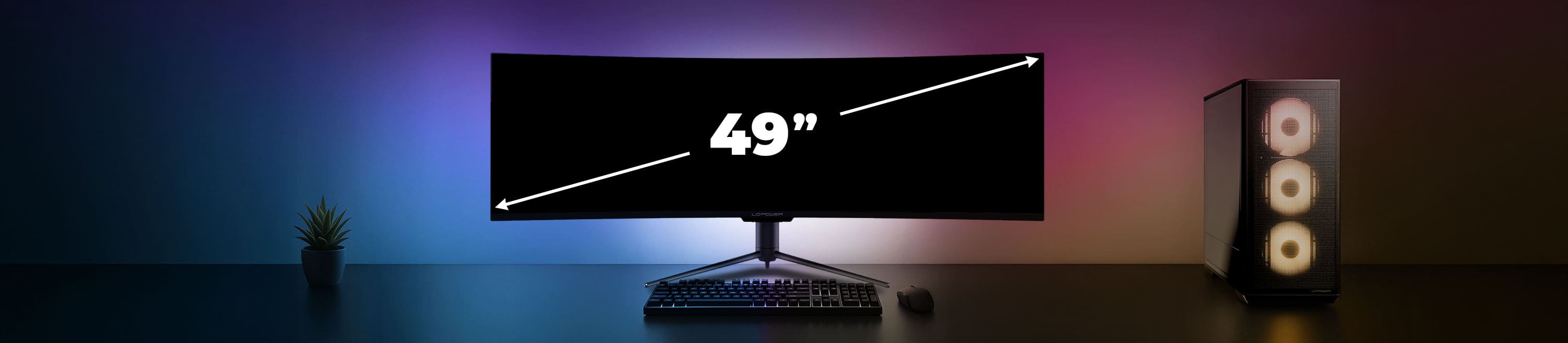 LC M49 DQHD 120 C Q Size Big New