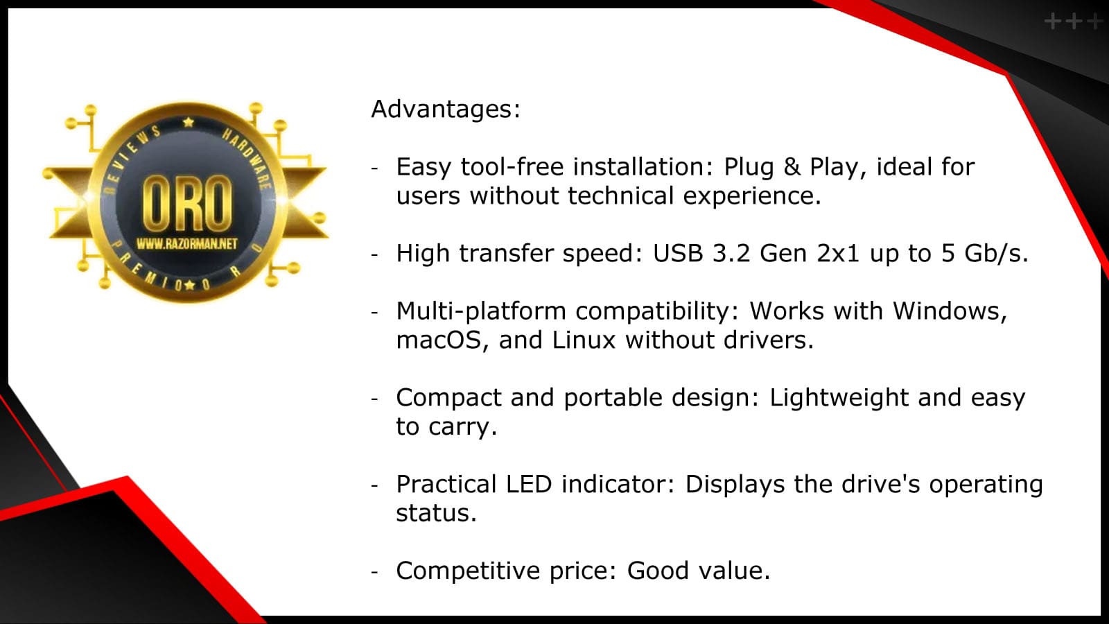 Razorman LC ADA USB SATA 25