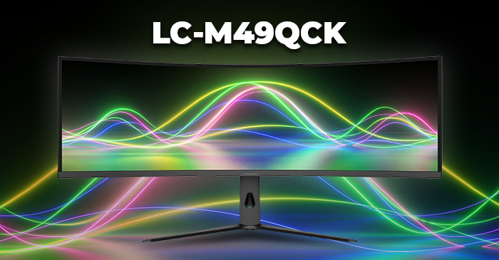 LC-Power stellt 49″ DQHD 1000R Curved Monitor vor
