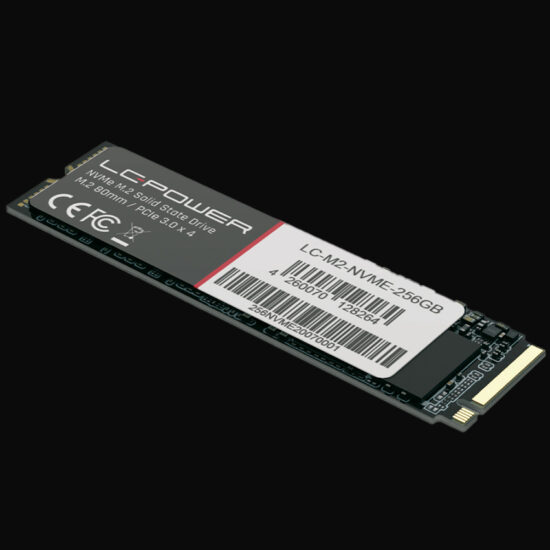 LC-M2-NVME-256GB seitliche Perspektive