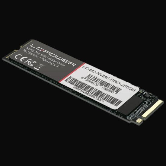 LC-M2-NVME-PRO-256GB seitliche Perspektive